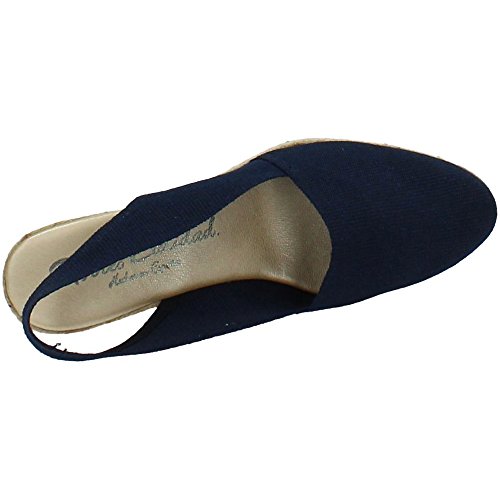 TORRES PELOTARI Zapatillas con CUÑA Mujer Alpargatas Marino 39