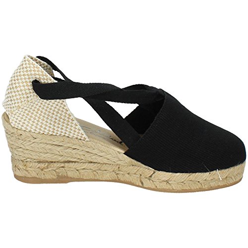 TORRES Valenciana VALENCIANAS Negras Mujer Alpargatas Negro 38