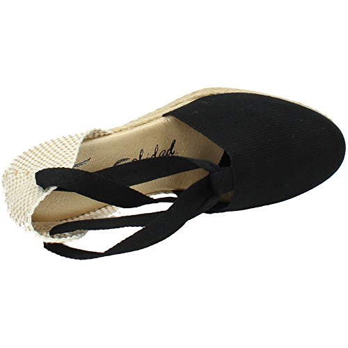 TORRES Valenciana VALENCIANAS Negras Mujer Alpargatas Negro 38