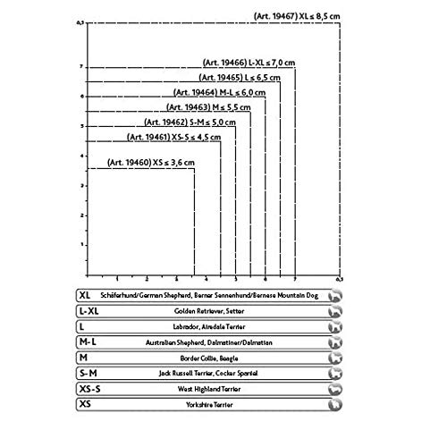 TRIXIE 2 Botas Protectoras Walker Active, Extra, L-XL, Negro, Perro