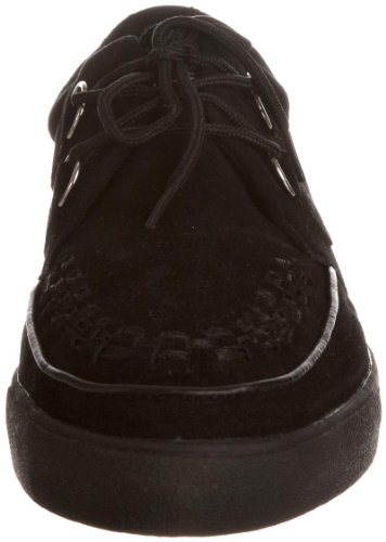 TUK - Zapatillas de deporte de cuero unisex, Negro, 37