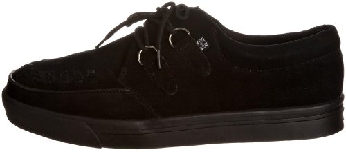 TUK - Zapatillas de deporte de cuero unisex, Negro, 37
