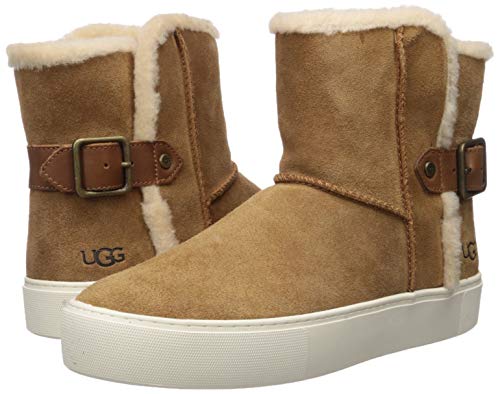 UGG Aika, Botas Cortas al Tobillo Mujer, Ante de castaño, 37 EU