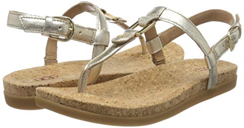 UGG Aleigh, Sandalia Mujer, Azul Marino, 38 EU