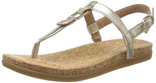 UGG Aleigh, Sandalia Mujer, Azul Marino, 38 EU