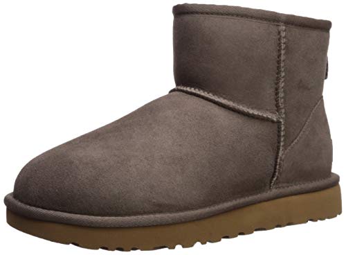 UGG Australia Classic Mini II, Botas Cortas al Tobillo para Mujer, Mole, 41 EU
