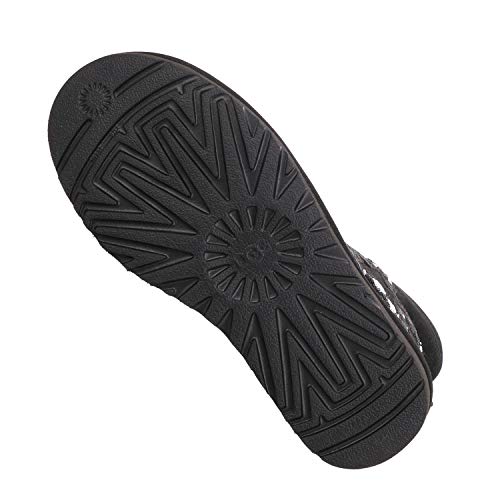 UGG Australia Classic Mini Star, Bota Mujer, Black, 38 EU