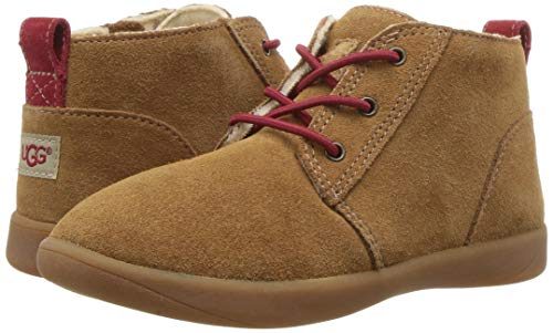 UGG Australia T Kristjan, Botas Modelo Chukka para Niños, Chestnut, 28 EU