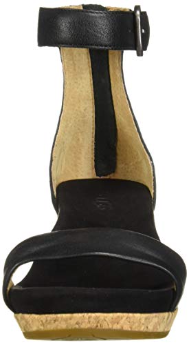 UGG Australia Zoe II, Sandalia para Mujer, Black, 38 EU