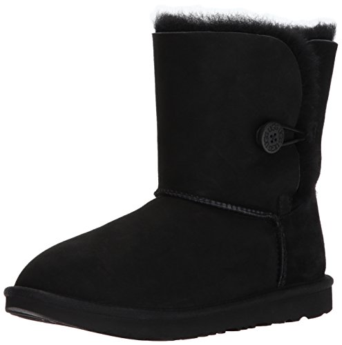 UGG Bailey Button II, Botas Cortas al Tobillo Kids, Black, 36 EU
