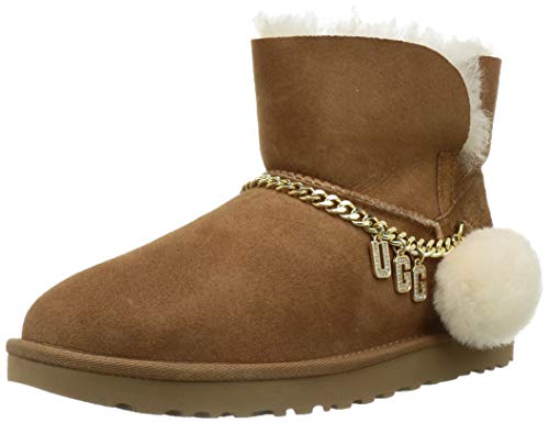UGG Classic Charm Mini, Botas clásicas Mujer, marrón, 41 EU
