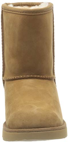 UGG Classic Weather Short, Botas Cortas al Tobillo Niñas, Chestnut, 30 EU