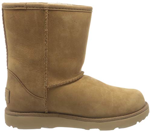 UGG Classic Weather Short, Botas Cortas al Tobillo Niñas, Chestnut, 30 EU