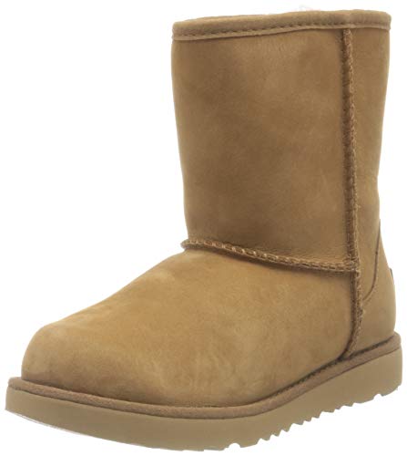 UGG Classic Weather Short, Botas Cortas al Tobillo Niñas, Chestnut, 30 EU