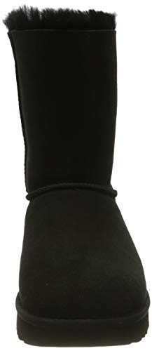 UGG Female Bailey Bow II Classic Boot, Black, 37 EU