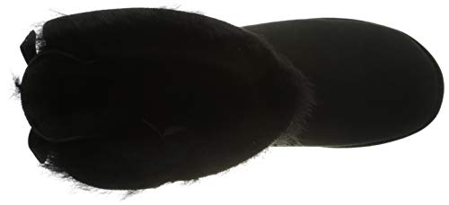 UGG Female Bailey Bow II Classic Boot, Black, 38 EU