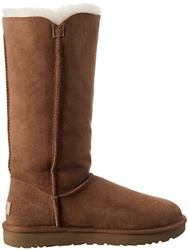 UGG Female Bailey Button Triplet II Classic Boot, Chestnut, 3 (UK)