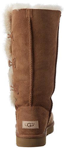 UGG Female Bailey Button Triplet II Classic Boot, Chestnut, 8 (UK)