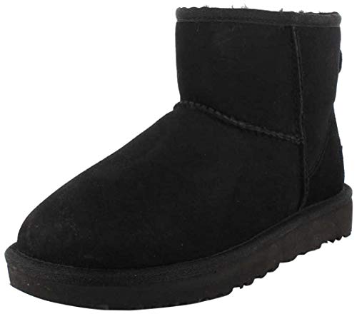 UGG Female Classic Mini II Classic Boot, Black, 6 (UK)