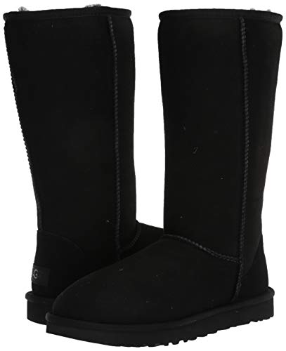 UGG Female Classic Tall II Classic Boot, Black, 4 (UK)