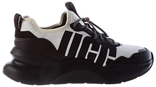 UGG Female LA Daze Shoe, Black / White, 10 (UK)