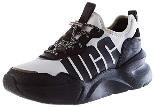 UGG Female LA Daze Shoe, Black / White, 10 (UK)