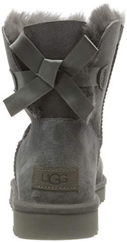 UGG Female Mini Bailey Bow II Classic Boot, Grey, 5 (UK)