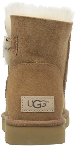 UGG Female Mini Bailey Button II Classic Boot, Chestnut, 9 (UK)