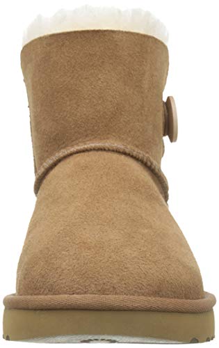 UGG Female Mini Bailey Button II Classic Boot, Chestnut, 9 (UK)