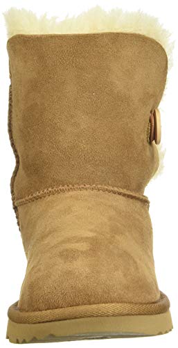 UGG Kid's Female Bailey Button II Classic Boot, Chestnut, 12 (UK)