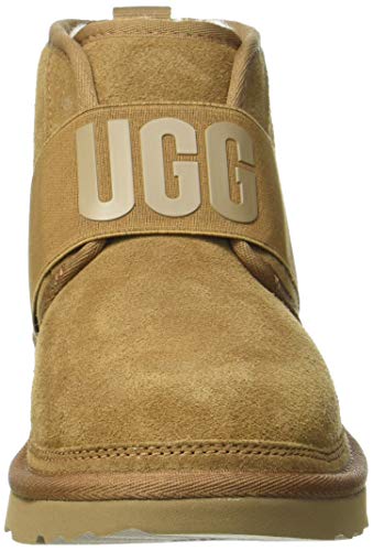 UGG Kid's Male Neumel II Graphic Classic Boot, Chestnut, 2 (UK)