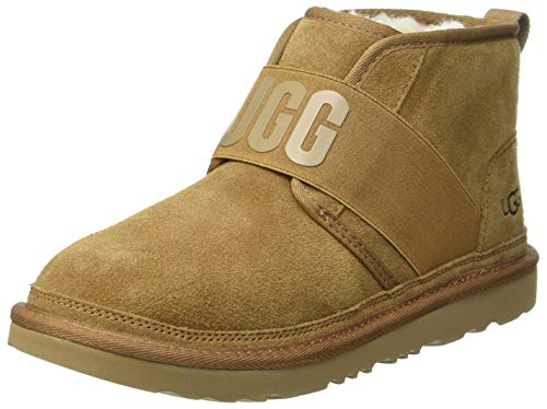 UGG Kid's Male Neumel II Graphic Classic Boot, Chestnut, 2 (UK)