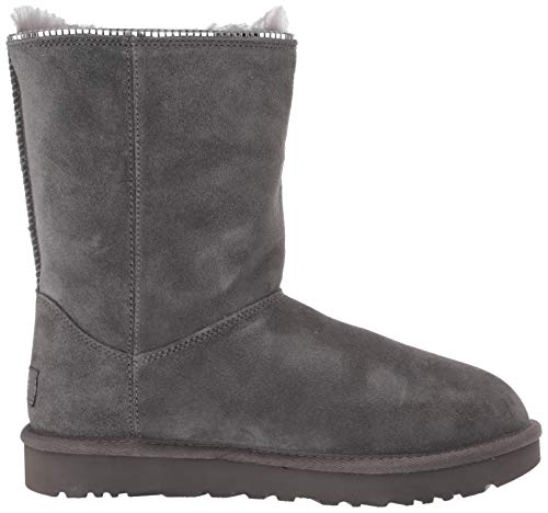 UGG W Classic Zip Boot, Mujer, Gris (Charcoal Chrc), 37 EU