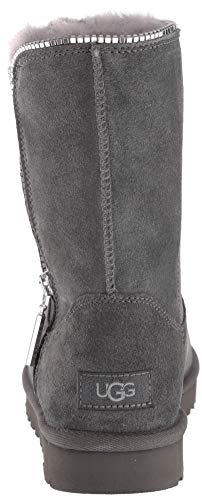 UGG W Classic Zip Boot, Mujer, Gris (Charcoal Chrc), 37 EU