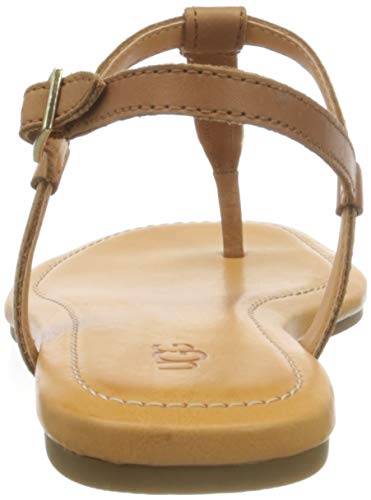 UGG W MADEENA, Sandalia Mujer, marrón (Tan Leather), 43 EU