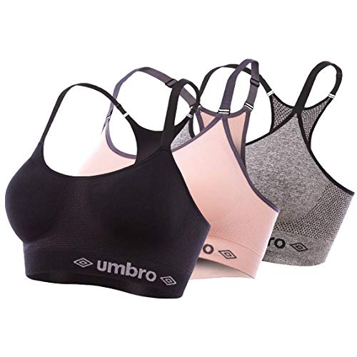 Umbro Brassière UMB/2/BRASX3/A Sujetador Deportivo, A2, S/M para Mujer
