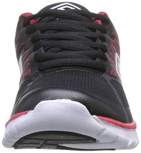 Umbro Lever Jr, Zapatillas de Running Hombre, Negro (Black/White/Red 137), 36 EU