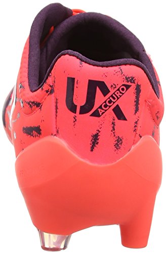 Umbro UX Accuro Pro HG, Botas de fútbol Hombre, (Fiery Coral/Winter Bloom), 44 EU