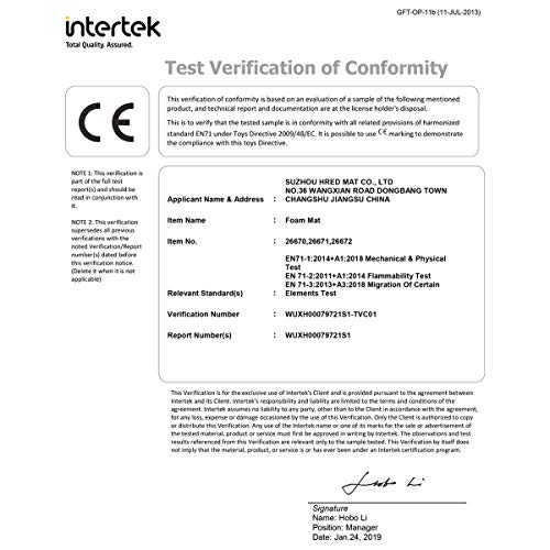 UMI. by Amazon 1' x 1'(30cm x 30cm Alfombras Entrelazadas | Alfombras de Rompecabezas | Alfombras de Espuma Suave Alfombras de Juego | Alfombras de Gimnasio (Azul, Blanco, Gris, 18 Piezas)