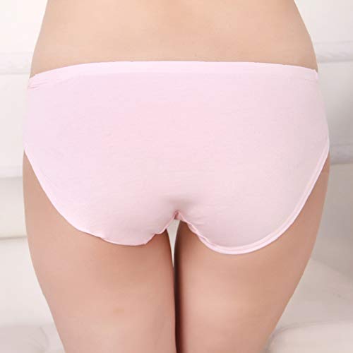 UMIPUBO 6 Bragas Embarazadas de Algodón de Cintura Baja Transpirable para Mujeres Varias Piezas Algodon U Forma Braguitas Bragas de Maternidad Sanas Bragas Postparto