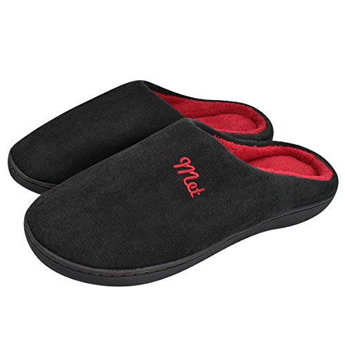 UMIPUBO Zapatillas de casa Mujer Hombre Invierno Calido Zapatillas Cómodas Suave Flat Slipper Pantuflas de casa Zapatos De Piso Ultraligero cómodo y Antideslizante Zapatilla de Estar por casa