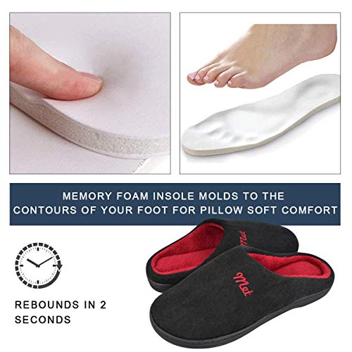 UMIPUBO Zapatillas de casa Mujer Hombre Invierno Calido Zapatillas Cómodas Suave Flat Slipper Pantuflas de casa Zapatos De Piso Ultraligero cómodo y Antideslizante Zapatilla de Estar por casa