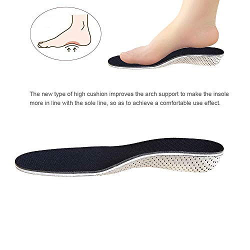 Umiwe Plantillas Elevadoras Alzas, Plantillas Invisibles Con Alzas De Dos Capas, Para Hombre Y Mujer, Plantillas De Aumento De Altura, Amortiguador De Choque EláStico, Unisexo (3 cm / 1.2 pulgadas)