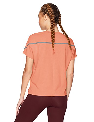 Under Armour - Camiseta de manga corta para mujer - 1322075, Under Armour - playera de manga corta para mujer, L, Melocotón Horizonte (906)/Blanco