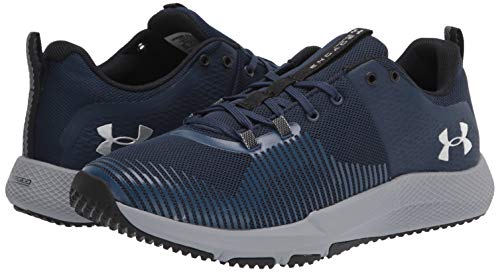 Under Armour Charged Engage, Zapatillas Hombre, Academy Acero Metálico Plata 401, 47 EU