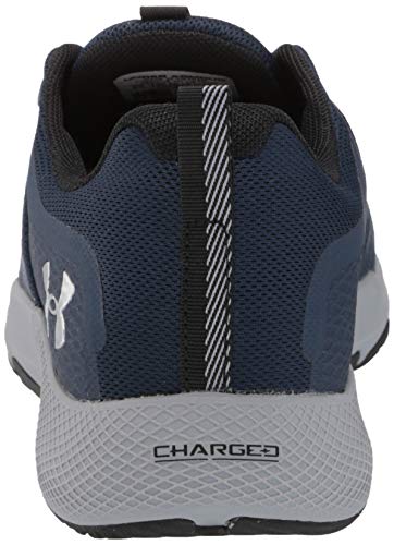 Under Armour Charged Engage, Zapatillas Hombre, Academy Acero Metálico Plata 401, 47 EU