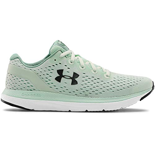 Under Armour Charged Impulse, Zapatillas De Running Mujer, Cristal de mar Azul/Blanco/Gris Azabache (402), 37.5 EU