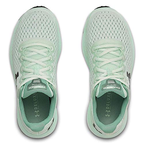 Under Armour Charged Impulse, Zapatillas De Running Mujer, Cristal de mar Azul/Blanco/Gris Azabache (402), 37.5 EU