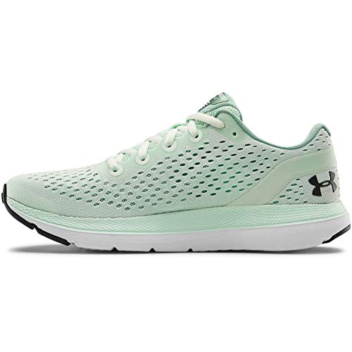 Under Armour Charged Impulse, Zapatillas De Running Mujer, Cristal de mar Azul/Blanco/Gris Azabache (402), 40 EU