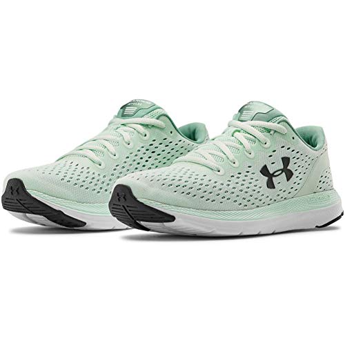 Under Armour Charged Impulse, Zapatillas De Running Mujer, Cristal de mar Azul/Blanco/Gris Azabache (402), 40 EU